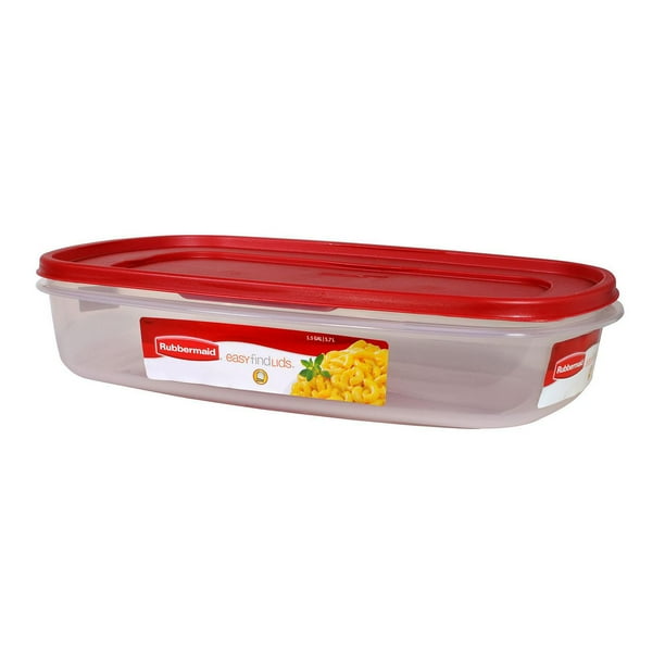 Rubbermaid Food Storage Container with Easy Find Lid,