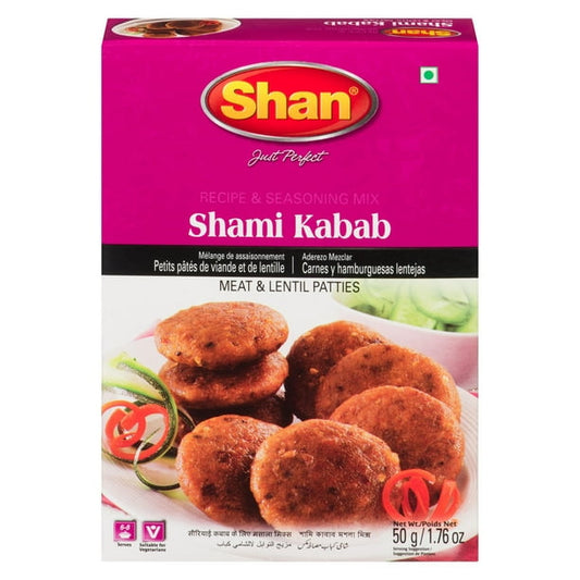 Shan Shami Kabab Recipe and Seasoning Mix, 50 g