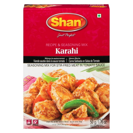 Shan Shan Karahi Recipe and Seasoning Mix, 50 g