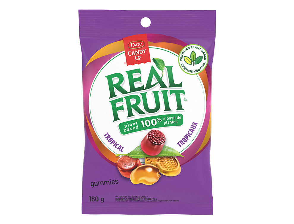 REALFRUIT Tropical Plant based gummies