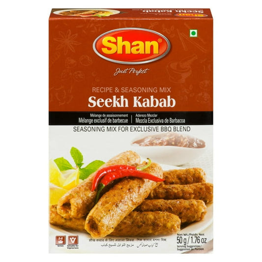 Shan Seekh Kabab Recipe and Seasoning Mix, 50 g